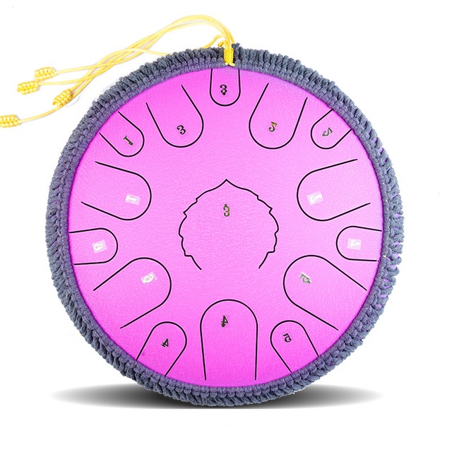 Trống Không Linh Anca Chính Hãng Tank Drum 13 nốt-15 nốt -(Steel Tongue Drum-Chính Hãng-Đầy Đủ Phụ Kiện )