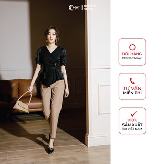 Quần baggy ly lật, xếp ly cchat