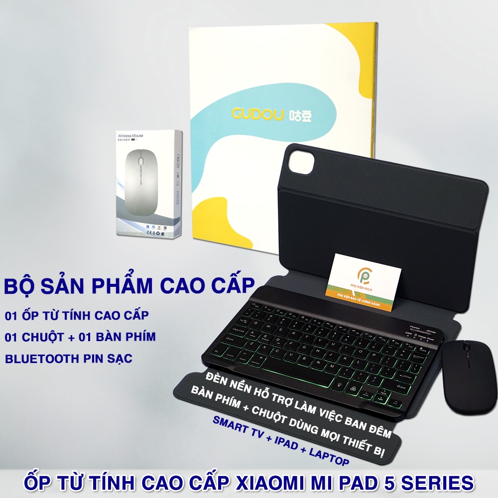 Ốp lưng Xiaomi Mi Pad 5 / Xiaomi Mi Pad 5 Pro - Bàn Phím Xiaomi Mi Pad 5 / Mipad 5 Pro - Ốp da Mi Pad 5