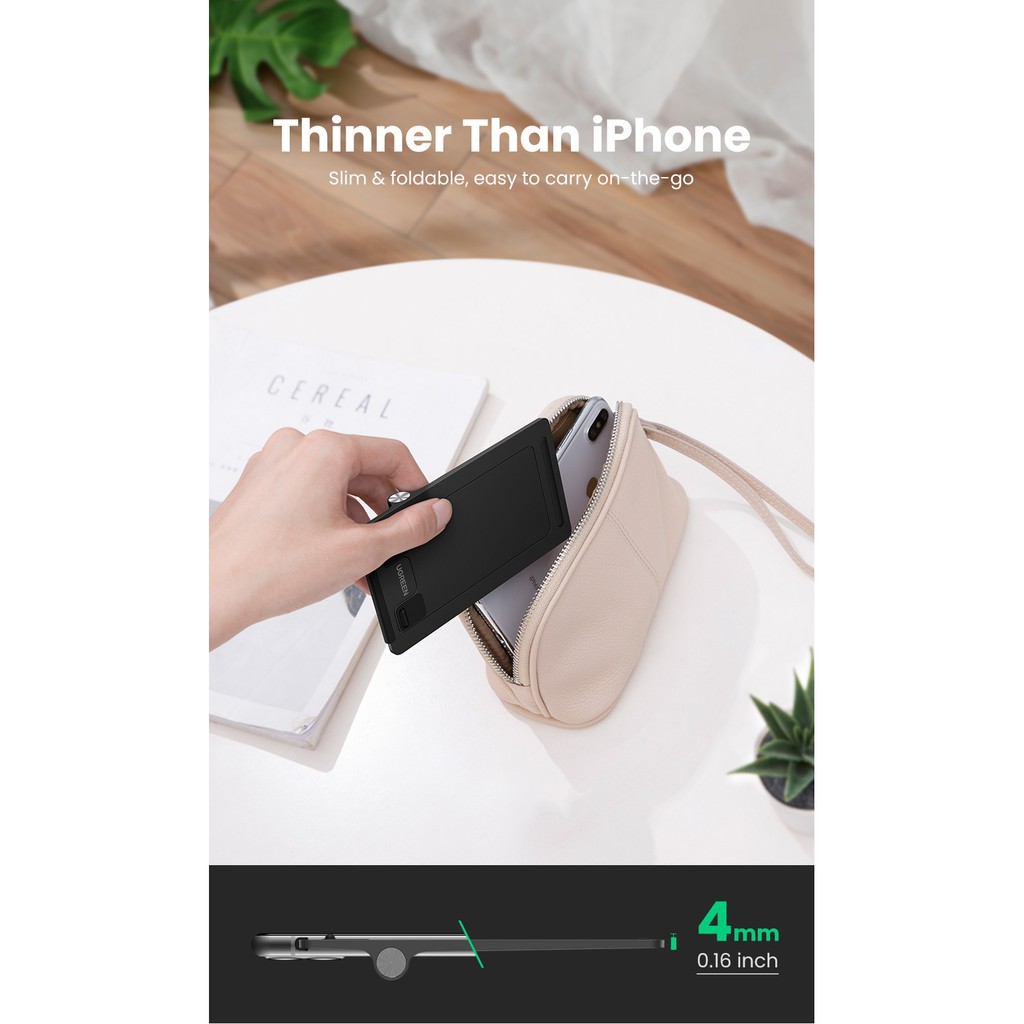 Giá đỡ điện thoại Ugreen có thể điều chỉnh thích hợp cho iphone 11 pro max xs xr 8 7