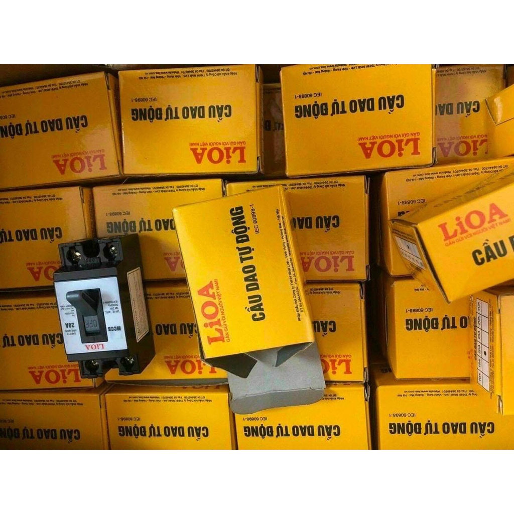 XẢ KHO 3 NGÀY_COMBO 5 cái Át khối tự động Lioa 20A, 30A