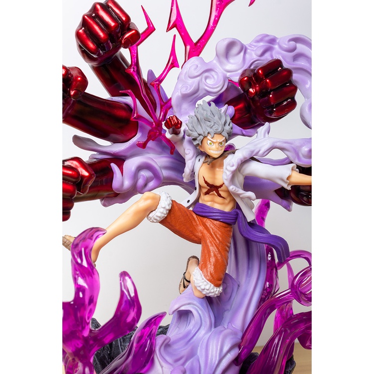 MH32 - Mô Hình Cao Cấp Figure Monkey D Luffy Gear 5 God Nika Haki 7 Tay Siêu To Cao 33cm Cực Đẹp - Mô Hình One Piece