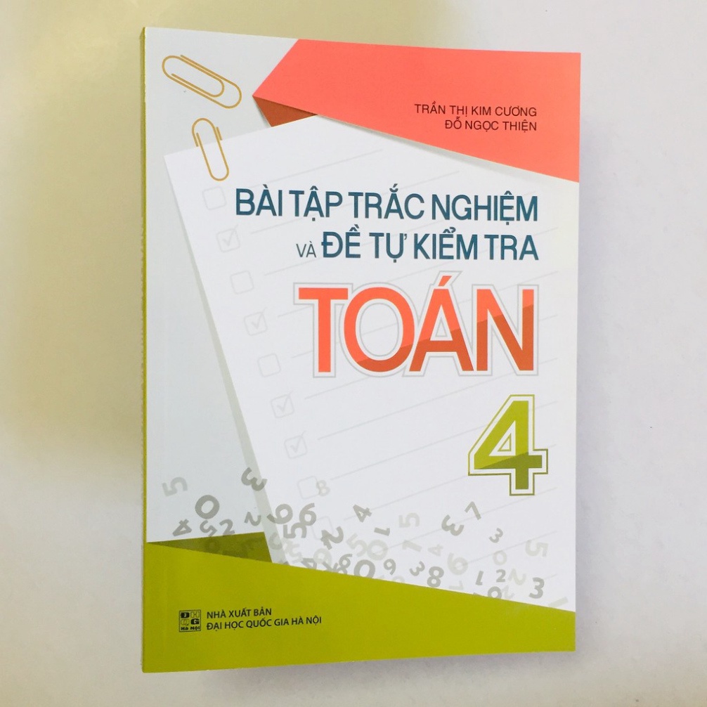 [Mã LT50 giảm 50k đơn 250k] [TIEMSACHTO] Sách - Bài Tập Trắc Nghiệm Và Đề Tự Kiểm Tra Toán 4 (SM-0751)