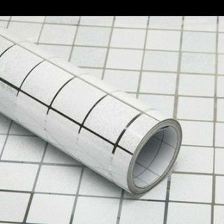 1m decal giấy dán bếp chống dầu mỡ ô nhỏ khổ 45cm keo sẵn