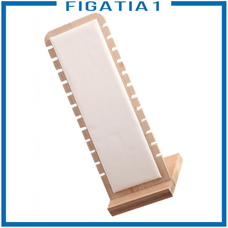 Giá Đỡ Trưng Bày Trang Sức Bằng Da Và Tre figatia1