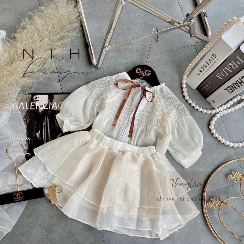 SET VÁY TƠ VOAN SIÊU MỀM CHO BÉ