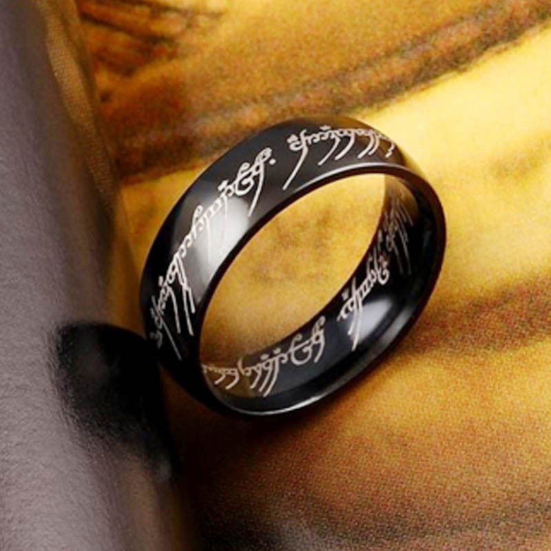 Nhẫn đeo tay Chúa tể của những chiếc nhẫn bằng thép không gỉ