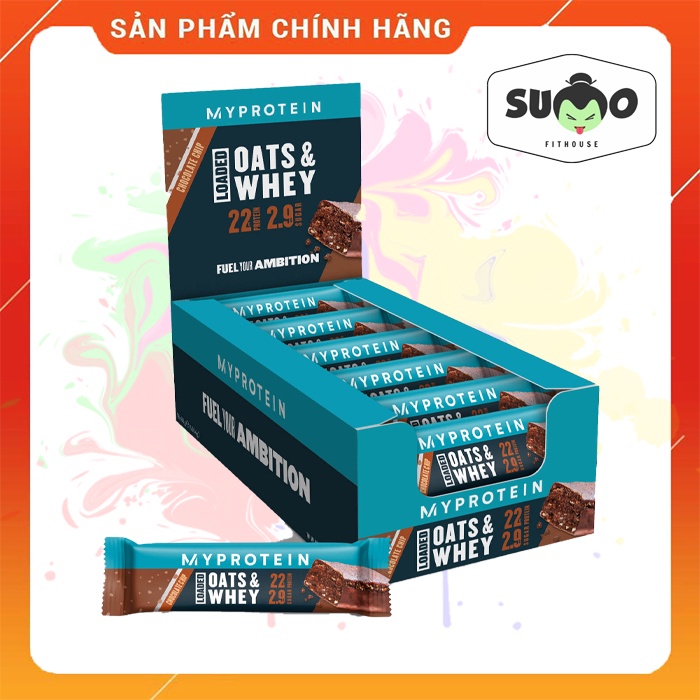 BÁNH PROTEIN BỮA ĂN THAY THẾ CỰC NGON MYPROTEIN OATS AND WHEY BAR - AUTHENTIC 100%
