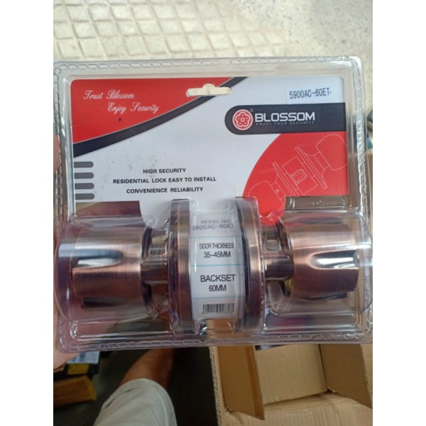 Khoá tròn màu nâu Blossom 5900 chính hãng