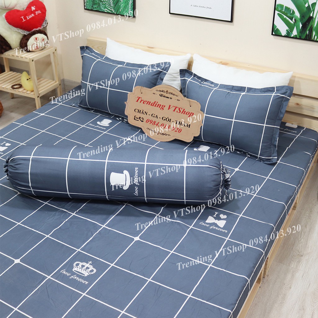 [Giá rẻ cực sốc] Vỏ gối báo hồng chất liệu Poly Cotton họa tiết đẹp mắt 45x65cm