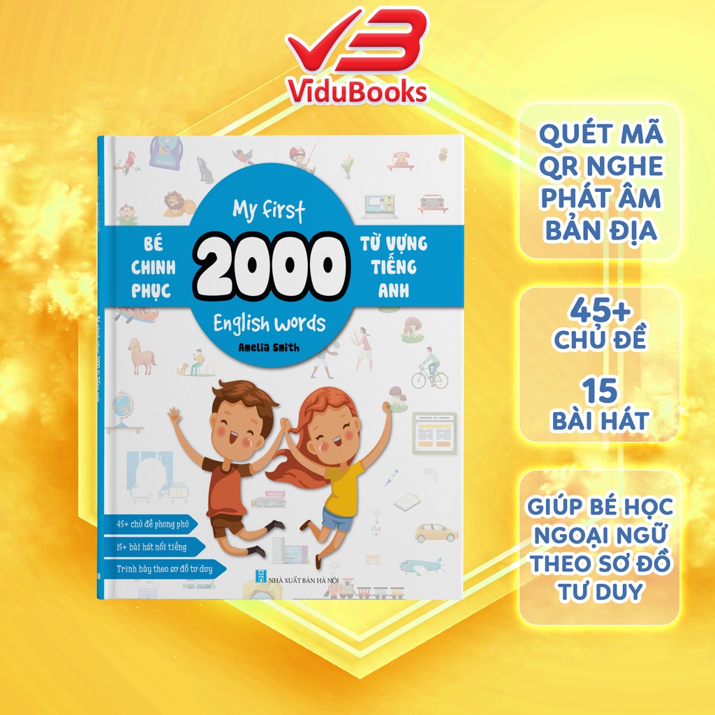 Sách từ vựng tiếng anh song ngữ phát triển ngôn ngữ, giúp bé học tốt tiếng anh - My First 2000 English Word