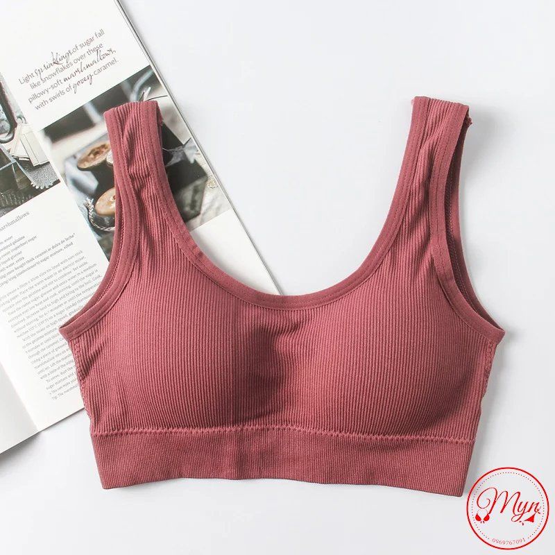 ÁO BRA TẬP GYM MỀM KHOÉT LƯNG FOM ĐẸP CAO CẤP