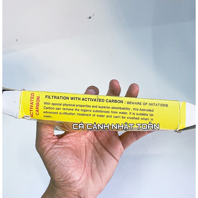 THAN HOẠT TÍNH KHỬ ĐỘC KHỬ MÙI HỒ CÁ ACTIVED CARBON 250GRAM