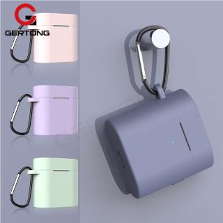 Vỏ Bảo Vệ Hộp Đựng Tai Nghe Không Dây Bằng Silicone Màu Trơn Cho Xiaomi Air 2