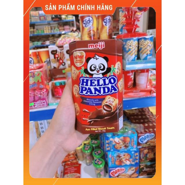 Bánh Gấu Hello Panda Meiji 3 Vị Hộp 50g