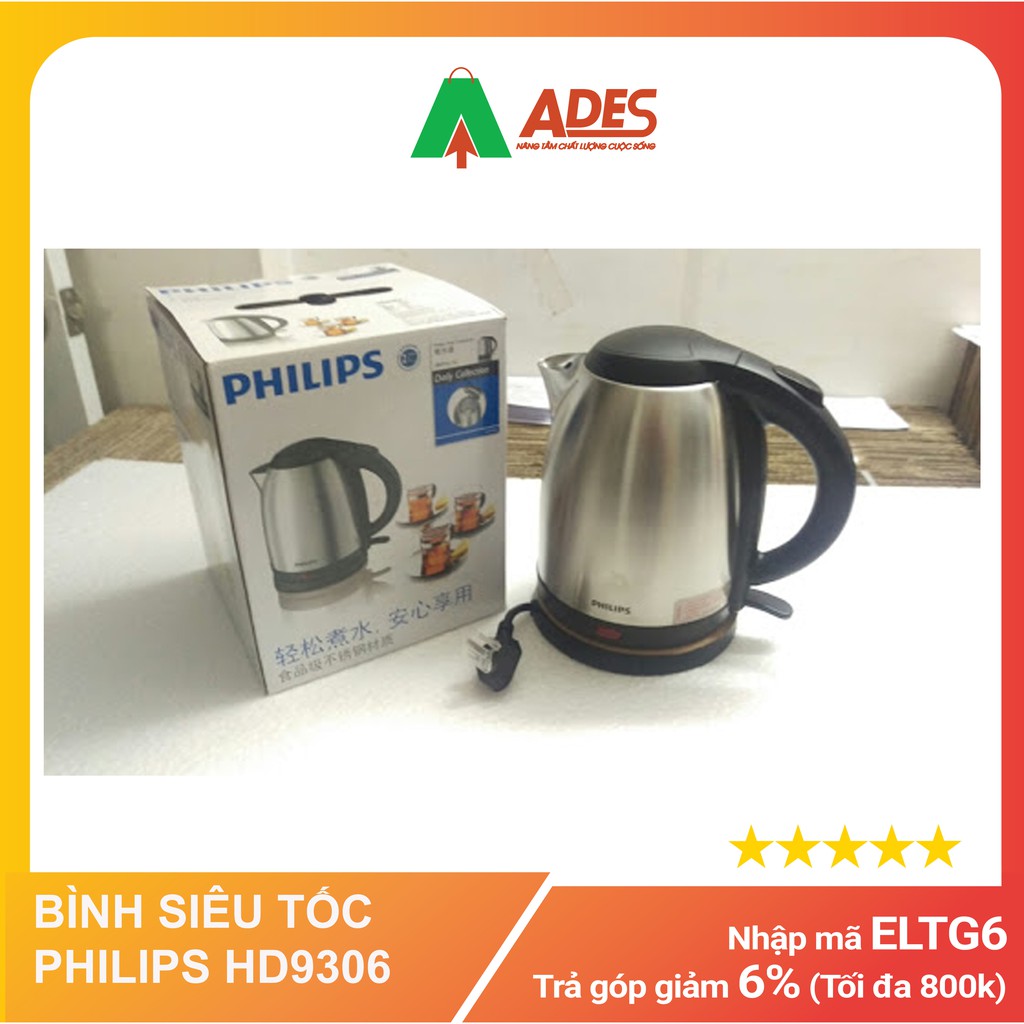 BÌNH SIÊU TỐC PHILIPS HD9306