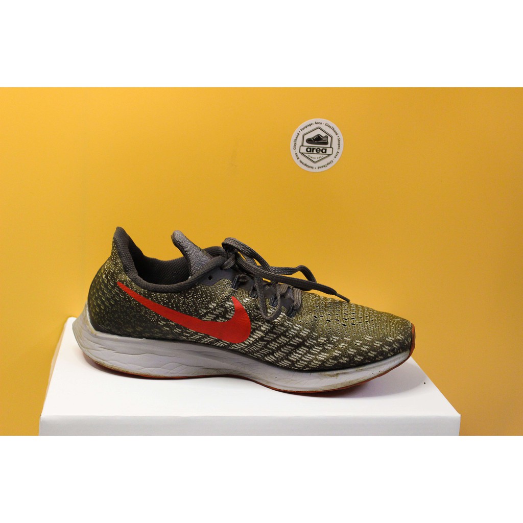 Giày Nike Air Zoom Pegasus 35 Nam - Xám Đỏ-Size 40.5