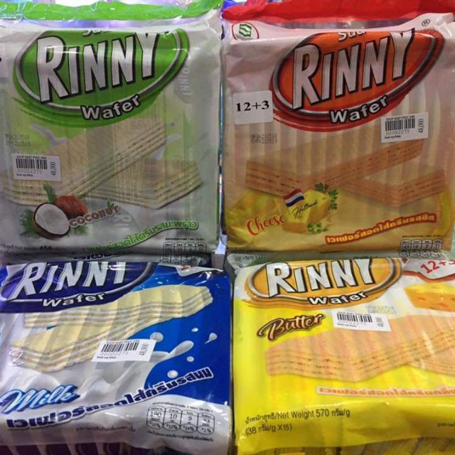 Bánh xốp RINNY ĐỦ VỊ THÁI LAN