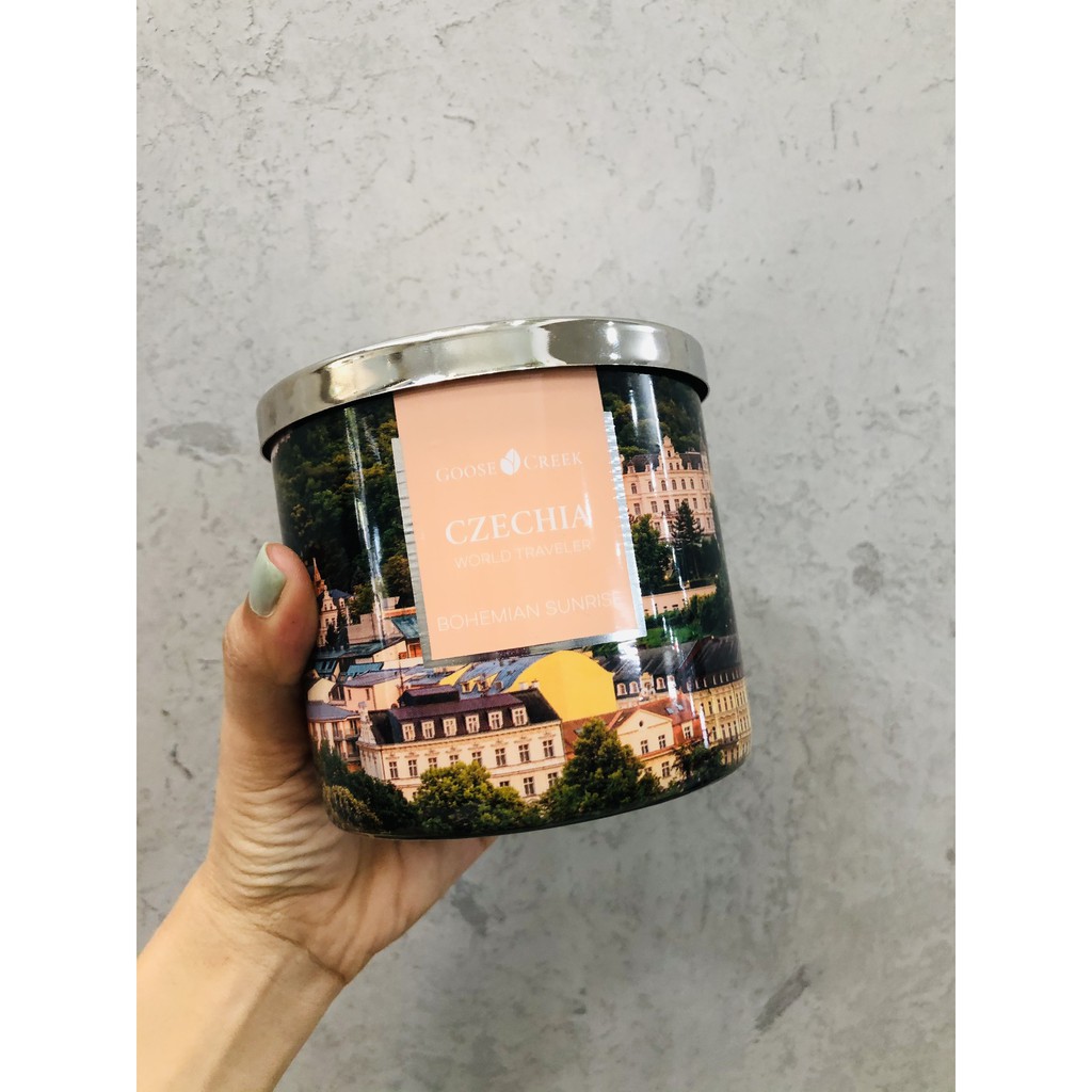 Nến Thơm Goose Creek WORLD TRAVELER 411g 3 Bấc