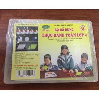 Bộ đồ dùng thực hành Toán lớp 4- Bộ đồ dùng học tập Nhật Hoa Minh