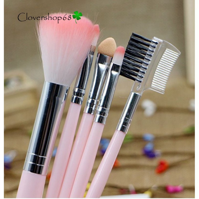 G8 DE Bộ Cọ Mini Hồng 5 Chi Tiết 8 G8