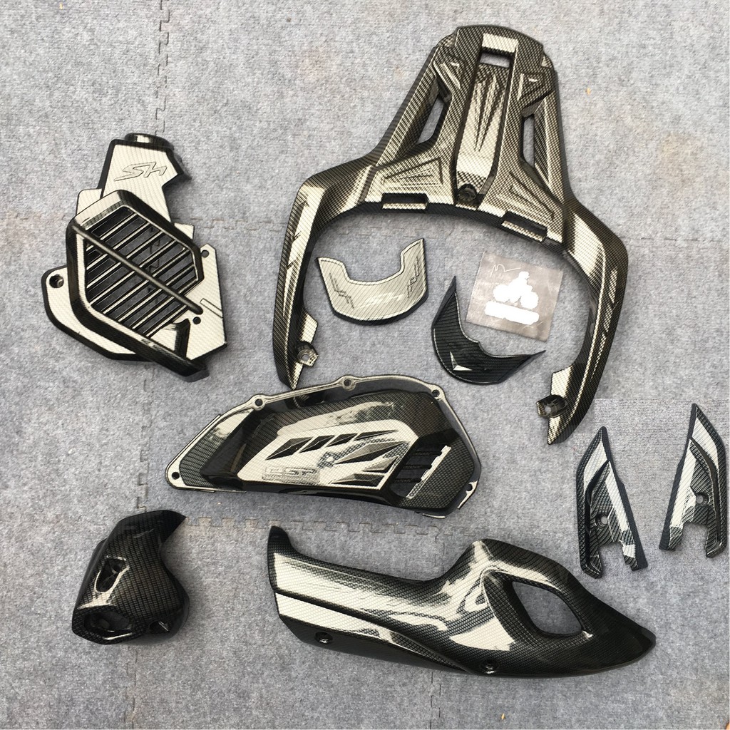 Combo 9 món chụp ốp cacbon Sh 2017- 2019