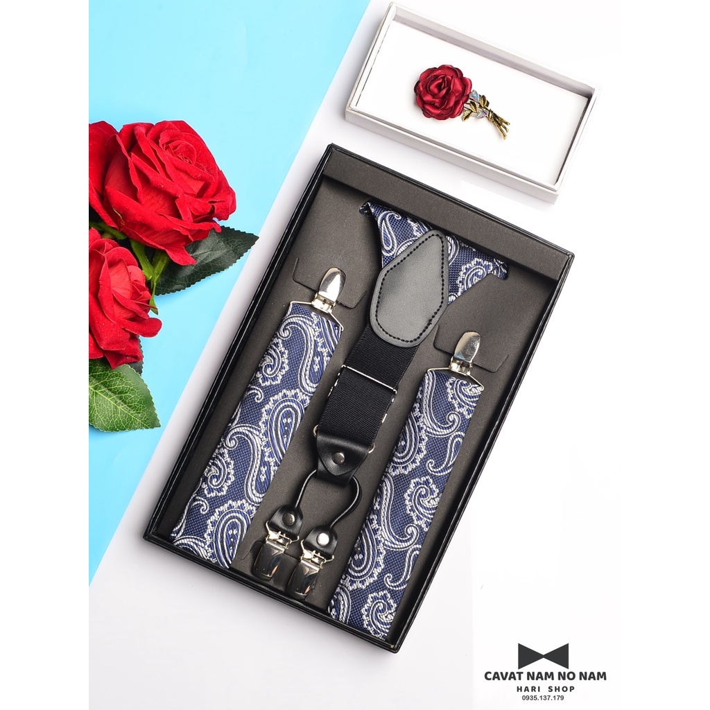 Dây đeo quần nam chữ Y 3.5cm - dây yếm quần nam cao cấp