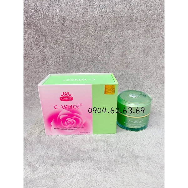 Kem C WHITE 12g Dưỡng Trắng Da Chống Nắng CHÍNH HÃNG CWHITE