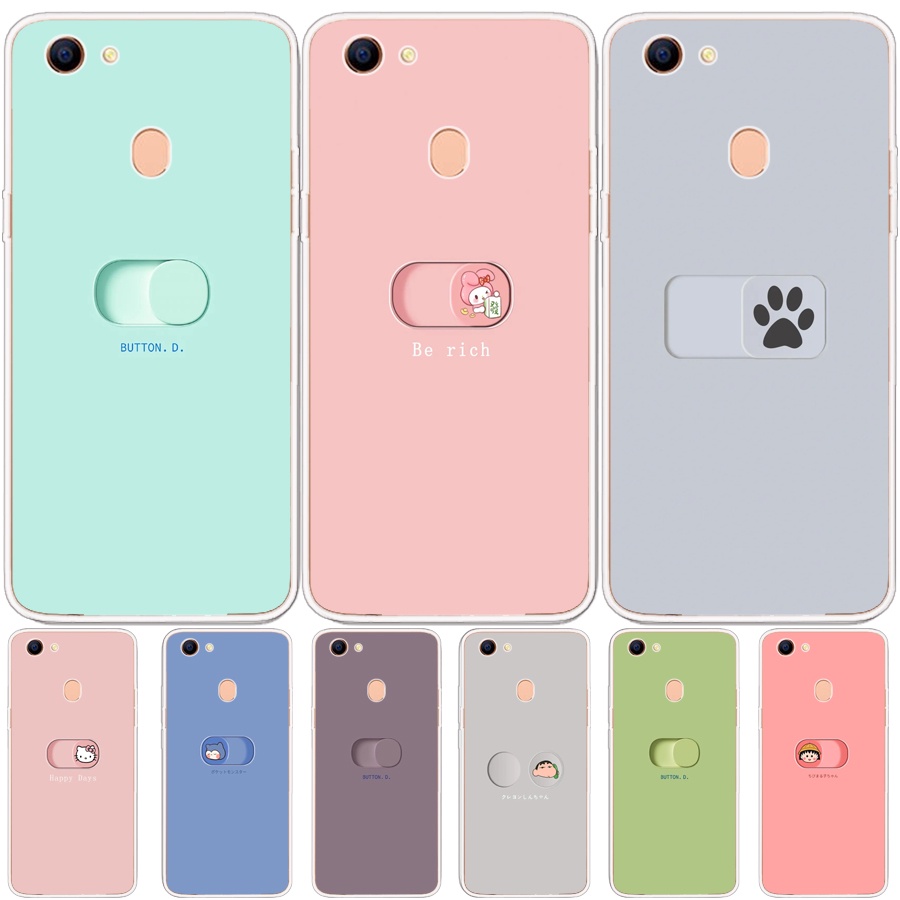 Ốp Lưng Silicone Mềm Cho oppo f3 plus f5 f7 f7 youth f9 f9 pro