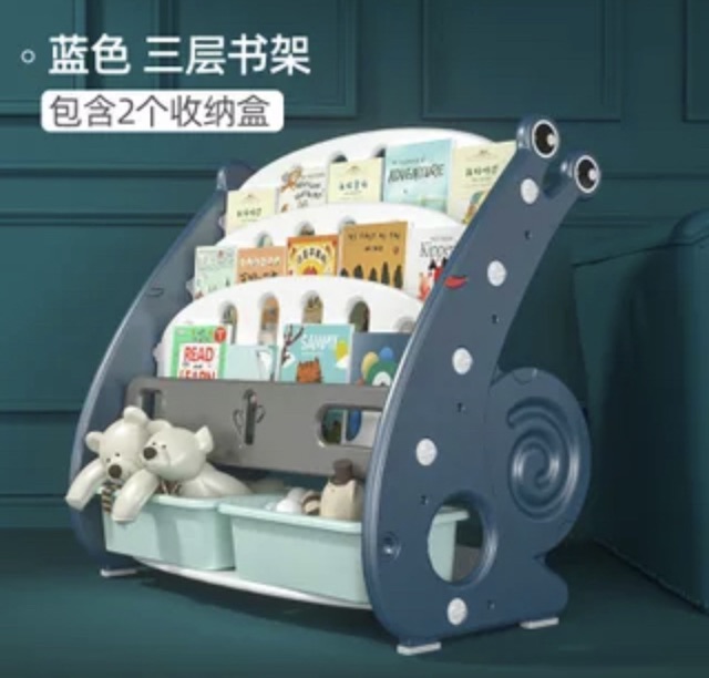 Giá sách mini cho bé hình ốc sên (sẵn hồng)- JamesBond Kids | BigBuy360 - bigbuy360.vn