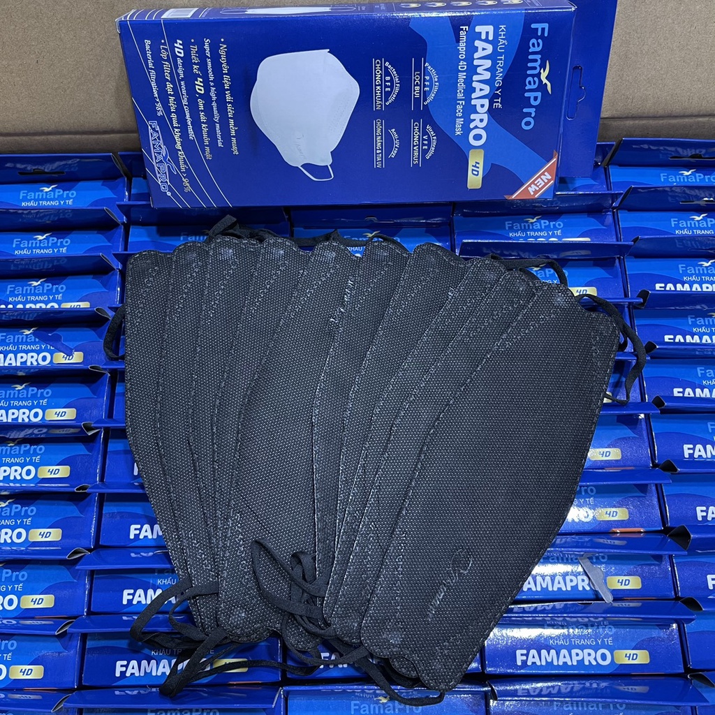 [[Chính Hãng]] - Khẩu trang Kf94 4d Famapro Nam Anh ( 10 cái /hộp )