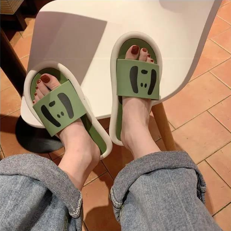 Dép Nữ Chống Trượt In Hình Hoạt Hình Dễ Thương