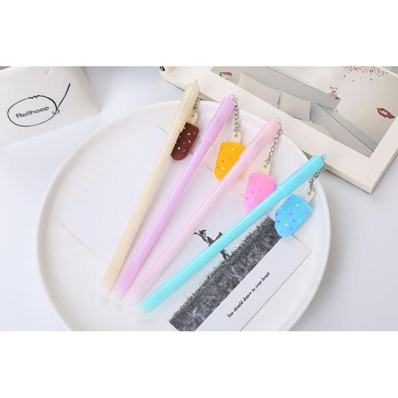 Bút Gel Nước Mực Đen Que Kem H71