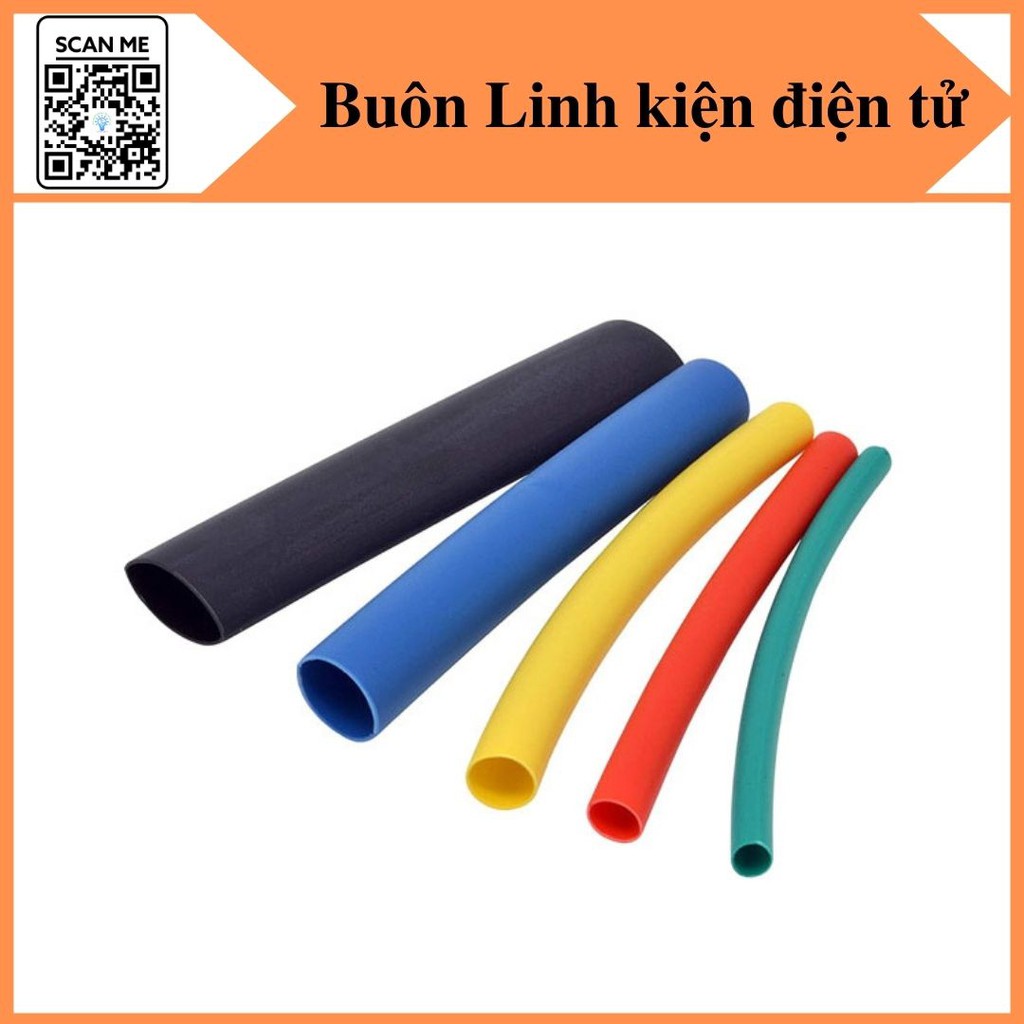 Gen Co Nhiệt Bọc Cách Điện Dài 1 Mét - Đủ Kích Thước-Màu Sắc Ngẫu Nhiên