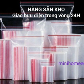1kg túi zip (chỉ đỏ ) size LỚN về thêm 40x60cm