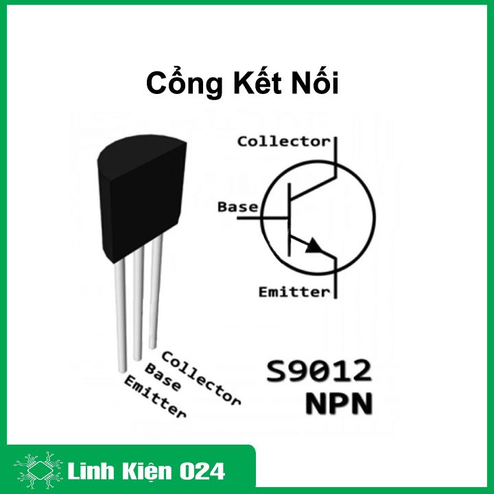 Gói 10 con Transistor S9012 TO-92 TRANS PNP điện áp 40V 0.5A