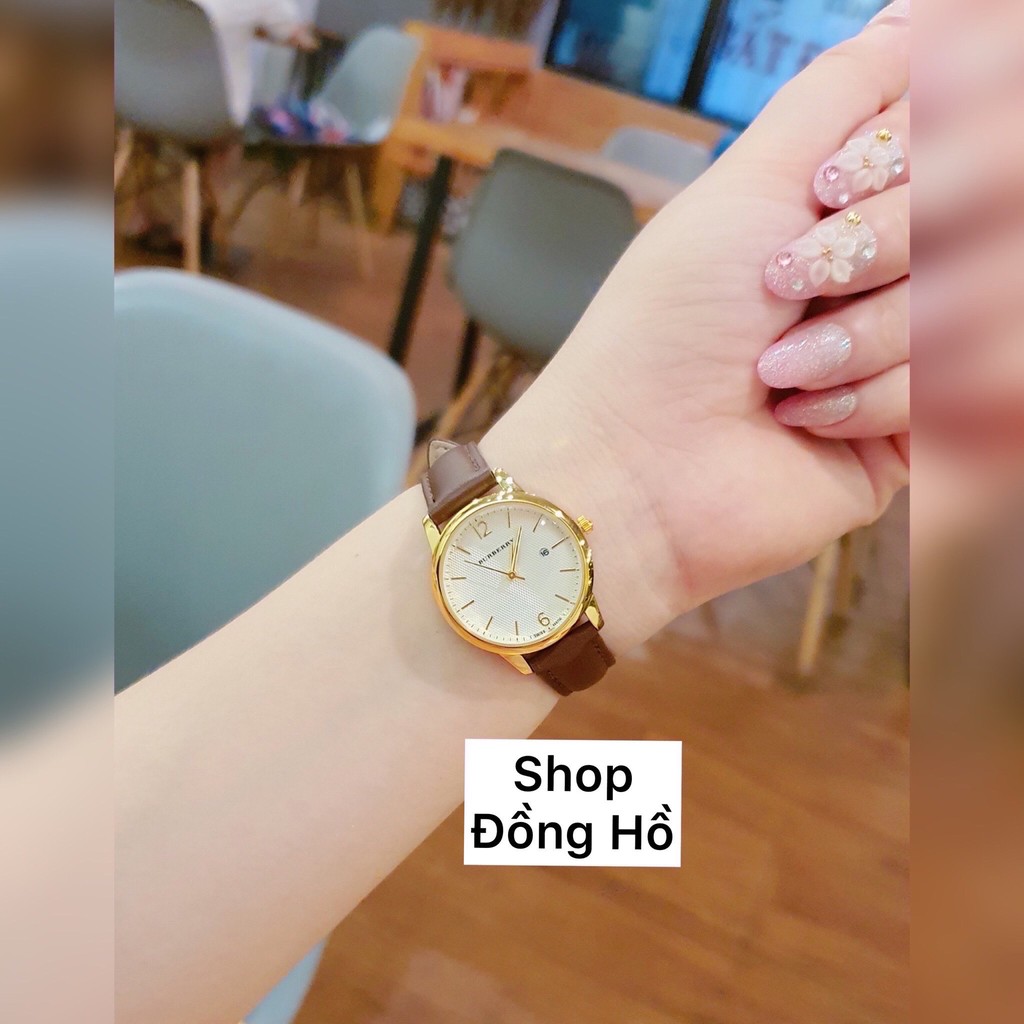 Đồng hồ nữ BBR dây da số vạch cổ điển siêu mỏng thời thượng | BigBuy360 - bigbuy360.vn