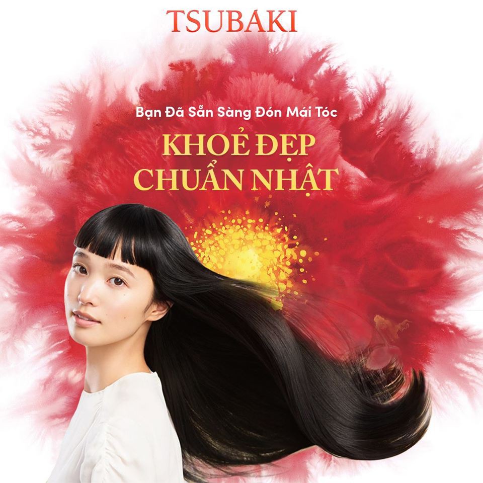 Dầu Gội Đầu Tsubaki Đỏ Nhật Bản Premium Moist Tsubaki Dưỡng tóc Suôn Mềm Bóng Mượt Chính Hãng 490ml/chai - STUBAKI