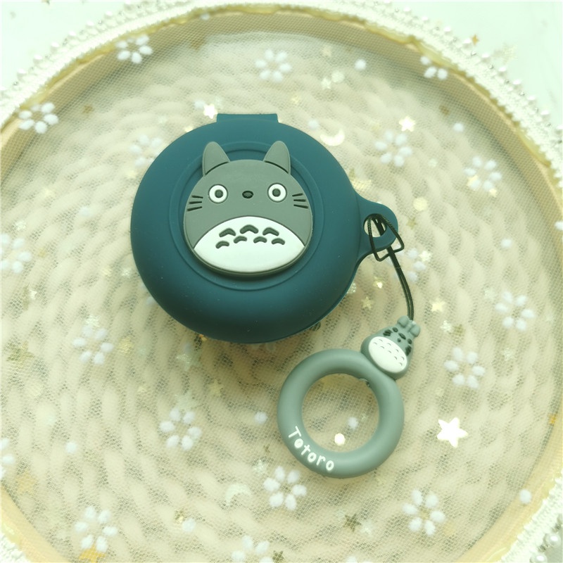 Vỏ Bảo Vệ Hộp Sạc Tai Nghe LG Tone Free FN7/FN6/FN5/FN4 Bằng Silicon Họa Tiết Hoạt Hình Dễ Thương Kèm Dây Đeo Ngón Tay Tiện Dụng