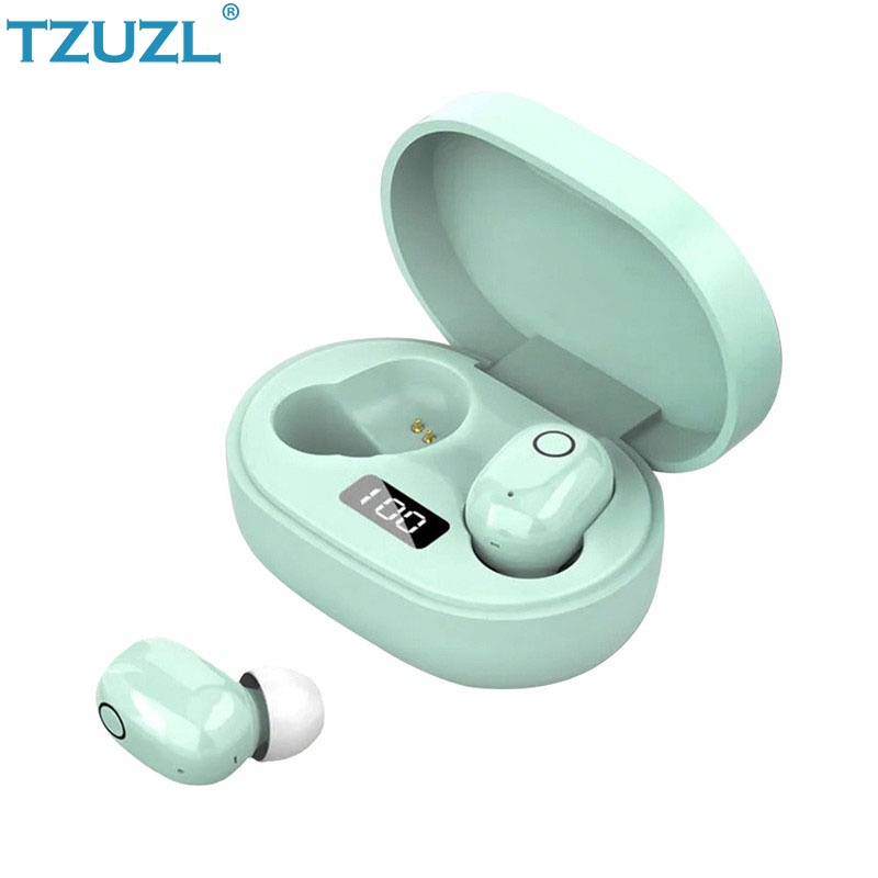 Tai nghe bluetooth 5.2 không dây TZUZL E6Pro âm thanh nổi 9D chống thấm
