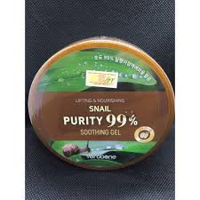 [CHÍNH HÃNG] KEM ỐC SÊN  SNAIL PURITY 99% SOOTHING GEL VEROBENE  HÀN QUỐC 300ML/HỘP