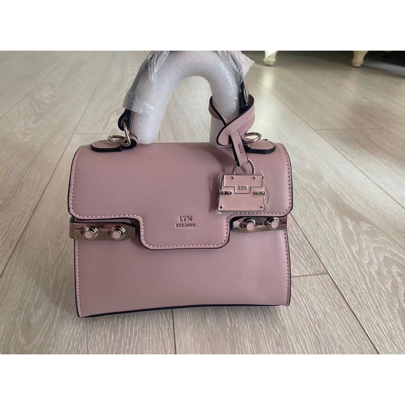 Túi L.Y.N quai cầm kèm dây đeo chéo sz 21cm