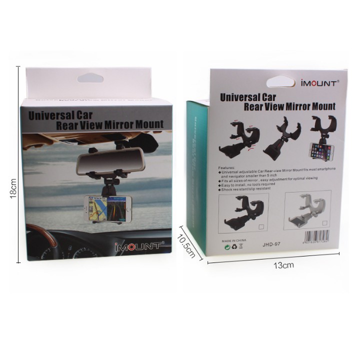 ⚡️Freeship 99k - Toàn quốc⚡️ Giá Đỡ Điện Thoại Gắn Gương Chiếu Hậu Xe Ô Tô | BigBuy360 - bigbuy360.vn