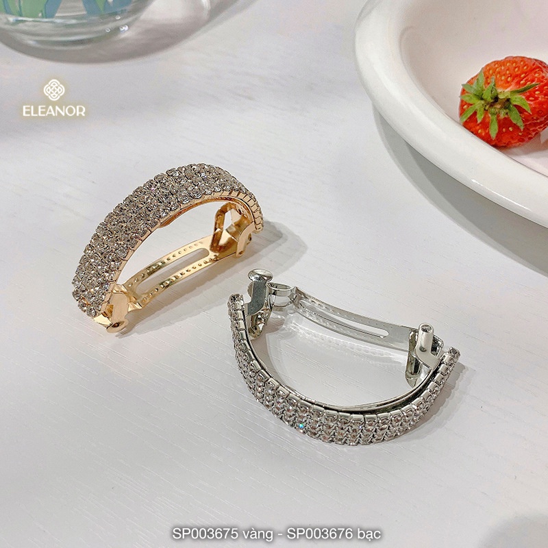 Kẹp tóc nữ Eleanor Accessories đính đá lấp lánh phụ kiện tóc 3675