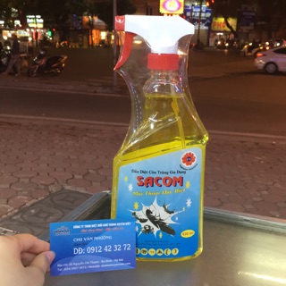 Dầu diệt côn trùng gia dụng Sacom 630ml