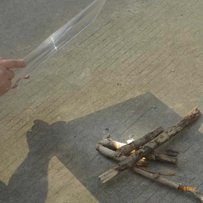 stay Square 300X300MM PMMA Fresnel Lens Concentrating Lens Magnifying Glass Lenses Make Fire Tools Scientific Experiment Lens