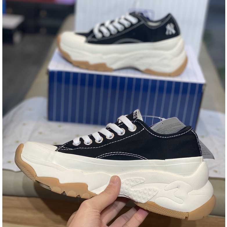 Giày Sneaker MLB Chunky High Low Cổ Thấp Đế Cao-Sneaker Hot Nhất 2021