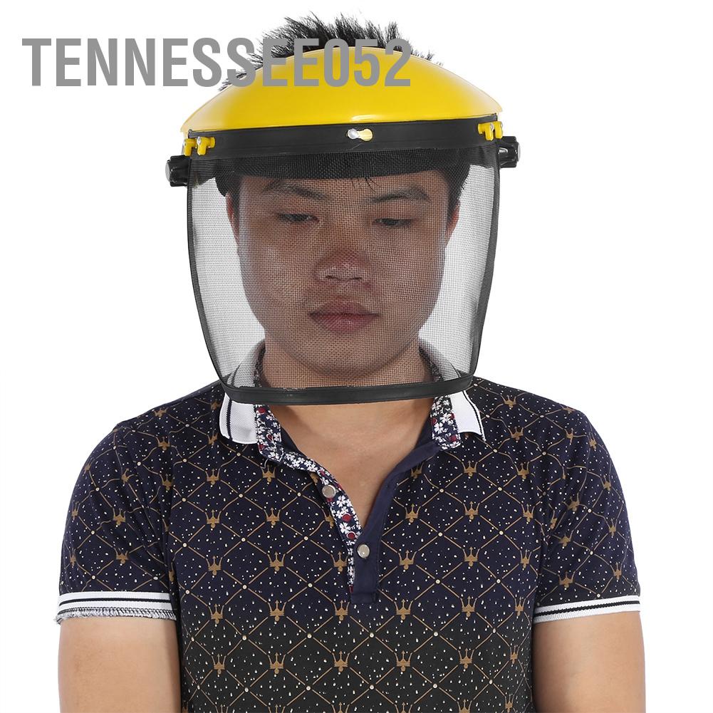 Tennessee052 Mũ bảo hiểm an toàn với tấm che lưới mặt để khai thác gỗ chổi quét rừng Bảo vệ
