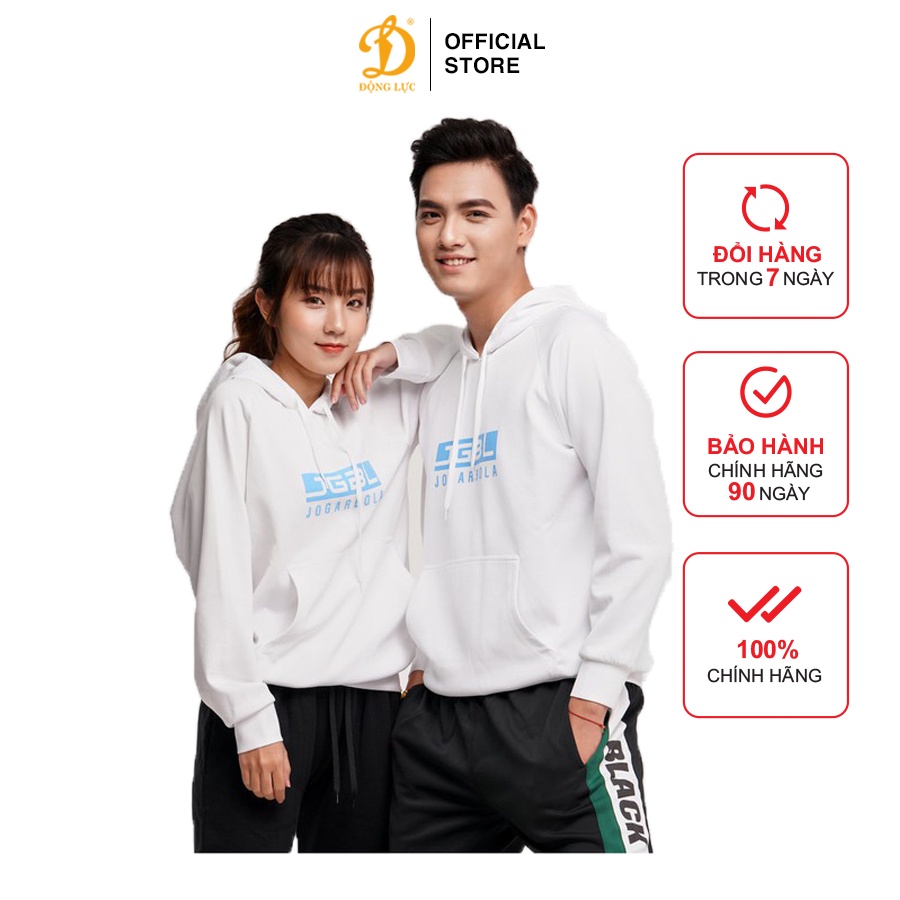 Áo Hoodies Nam JOGARBOLA (Trắng) - Động Lực