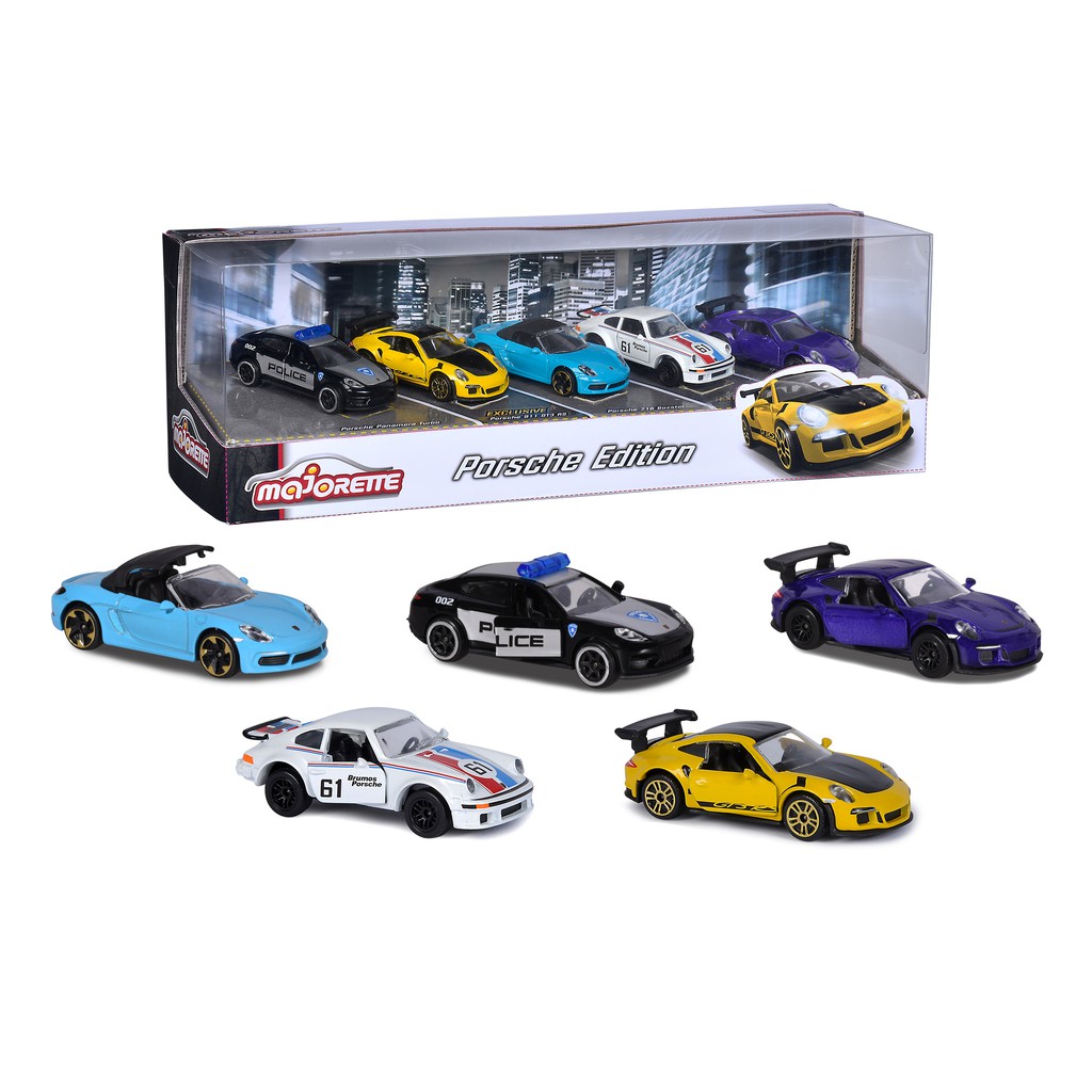 Bộ 5 Xe Mô Hình MAJORETTE Porsche 5 Pieces Giftpack 212053171 - Simba Toys Vietnam